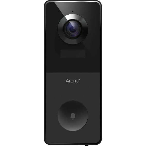 Arenti VBELL1 - Deurbel - 2K Ultra HD - 145° kijkhoek - Nachtvisie - Met 32 GB SD-kaart - Zwart Arenti VBELL1 - Deurbel - 2K Ultra HD - 145° kijkhoek - Nachtvisie - Met 32 GB SD-kaart - Zwart