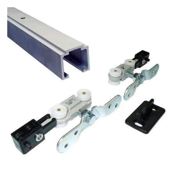 Koblenz 040080/230: Schuifdeurset 0400 met rail 2.3 m Koblenz 040080/230: Schuifdeurset 0400 met rail 2.3 m