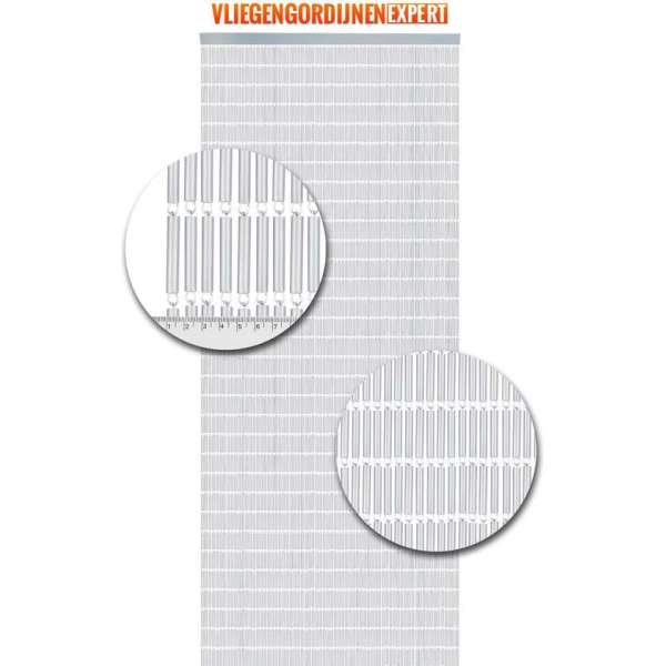 Vliegengordijnenexpert Hulzen - Vliegengordijn - 90x210 cm - Wit Vliegengordijnenexpert Hulzen - Vliegengordijn - 90x210 cm - Wit