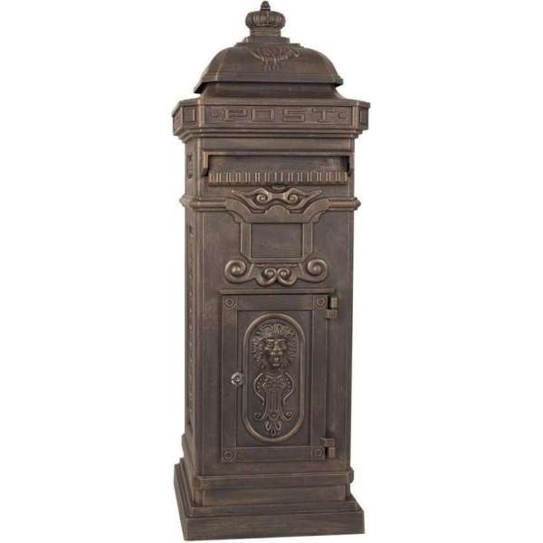 Kolom brievenbus XL Bronze Kolom brievenbus XL Bronze