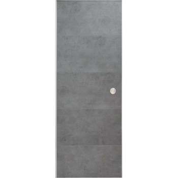 Door in box schuifdeur beton look