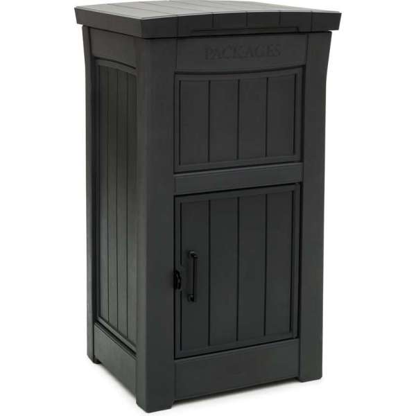 Keter Afsluitbare Parcel Box - 53x62x112cm - Antraciet Keter Afsluitbare Parcel Box - 53x62x112cm - Antraciet
