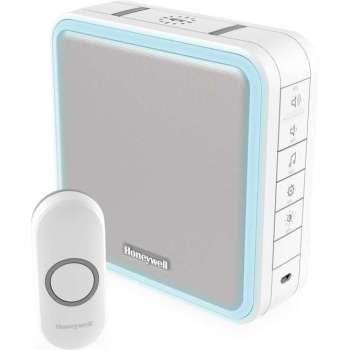 HONEYWELL GONG DRAADLOOS PORTABLE HALOG 200M WIT DC915N