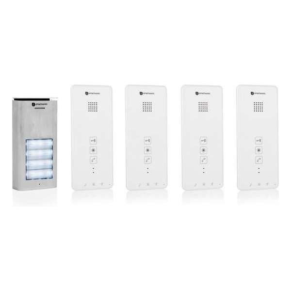 Smartwares Audio intercom system for 4 apartments DIC-21142 Smartwares Audio intercom system for 4 apartments DIC-21142