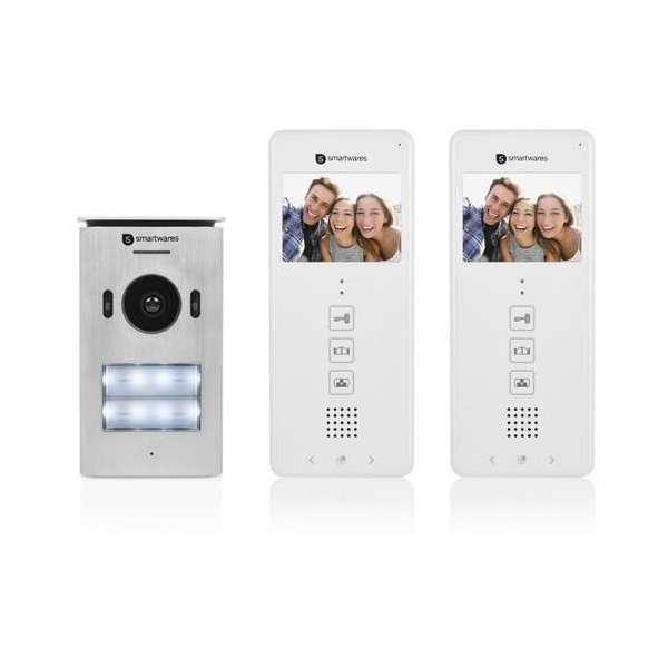 Smartwares Video intercom system for 2 apartments DIC-22122 Smartwares Video intercom system for 2 apartments DIC-22122