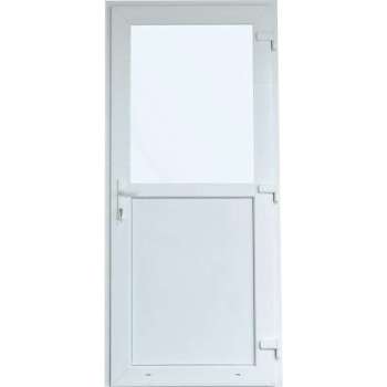 Kunststof Buitendeur met Kozijn | PVC Deur - 98 x 215 1/2 Glas - Linksdraaiend