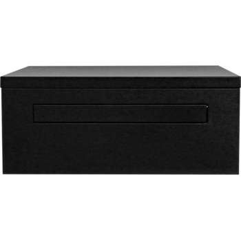 Logixbox - Brievenbus - opbouw Pakketbrievenbus - Achteruitname Stardust Black