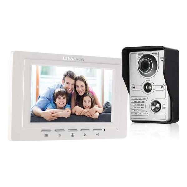 Dakta® Deurbel met camera | Intercom | LCD scherm | Video deurbel | 7” scherm | Elektrische deurbel Dakta® Deurbel met camera | Intercom | LCD scherm | Video deurbel | 7” scherm | Elektrische deurbel