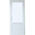 Kunststof Deur met Kozijn | PVC Deur - 98 x 215 2/3 Glas - Linksdraaiend (DHK KOZIJNEN)