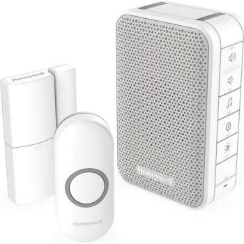 HONEYWELL GONG DRAADLOOS PORTABLE DEURSENS WIT DC313NDE