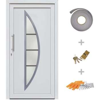 Voordeur 98x208 cm wit