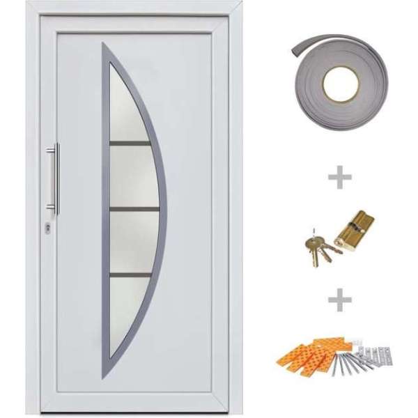 Voordeur 98x208 cm wit Voordeur 98x208 cm wit