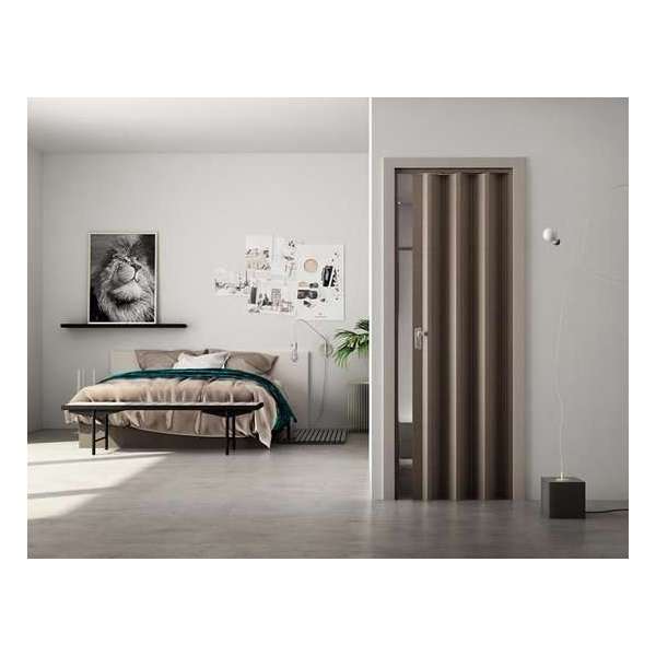 Luciana vouwdeur in kleur eiken, kunststof, zonder glas, BxH 88.5x204 cm, uitbreidbaar max. tot 120 cm Luciana vouwdeur in kleur eiken, kunststof, zonder glas, BxH 88.5x204 cm, uitbreidbaar max. tot 120 cm
