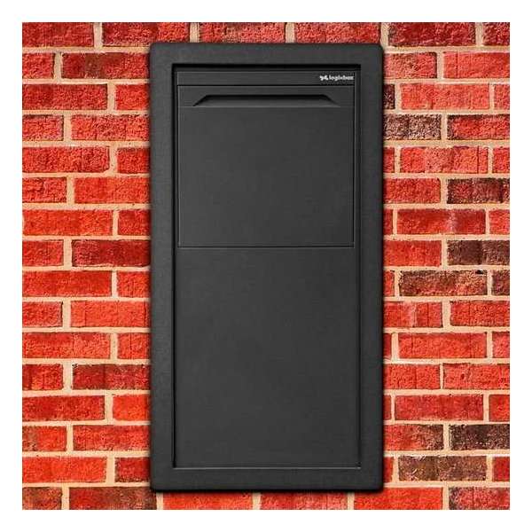 Pakketbrievenbus Frontbox Inbouw Achteruitname Uni-Stardust Graphitgrey