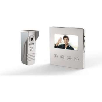 Video intercom systeem - groot scherm en instelbare bel melodieën – RL-043f | Nachtzicht | Deur en Gate openen Systeem