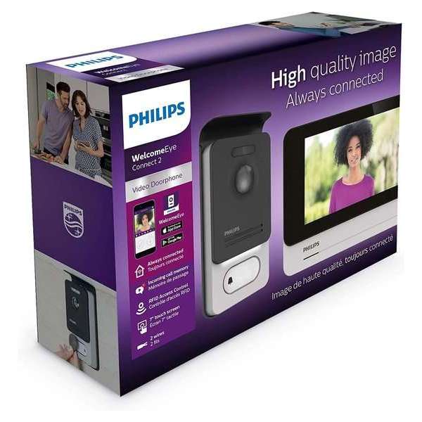Philips - WelcomeEye Connect 2 - Video Deurbel Philips - WelcomeEye Connect 2 - Video Deurbel