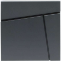 Brievenbus - enkel - 37x37x105 cm - muur - wandbrievenbus - adres - antraciet - B33