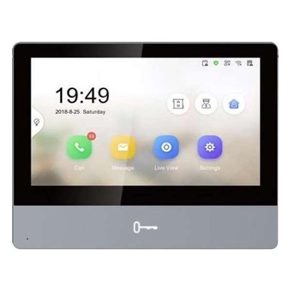 Safire SF-VIDISP02-7WIP IP video intercom binnen monitor 7 inch IPS touchscreen, PoE, WiFi Safire SF-VIDISP02-7WIP IP video intercom binnen monitor 7 inch IPS touchscreen, PoE, WiFi
