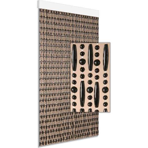 Degor DEGOR deurgordijn Cyprus Zwart 90x210 Degor DEGOR deurgordijn Cyprus Zwart 90x210