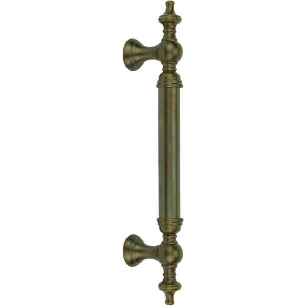 Deurgreep voordeur lange stang messing brons Volkach - 340 mm Deurgreep voordeur lange stang messing brons Volkach - 340 mm