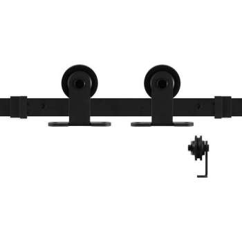 schuifdeursysteem Osa zwart 183 cm