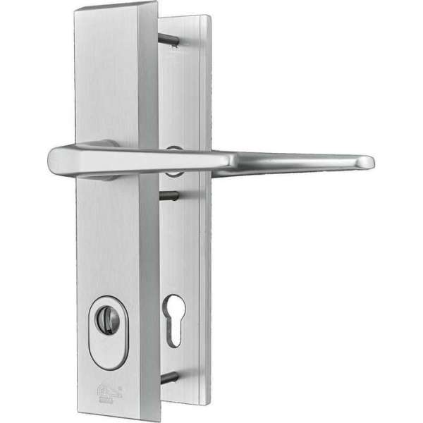 Besa Veiligheidsbeslag 92 kruk-kruk met kernbescherming Zilver SKG*** Besa Veiligheidsbeslag 92 kruk-kruk met kernbescherming Zilver SKG***
