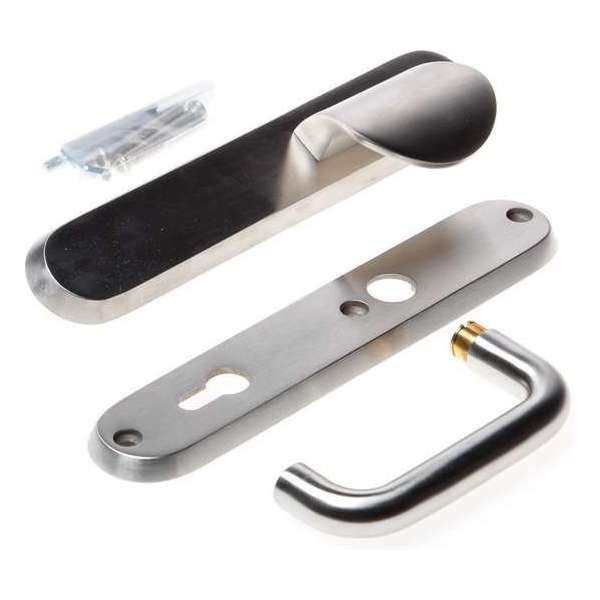 Intersteel SKG3 NM-vh-schild greep/kruk blind/pc92 RVS Intersteel SKG3 NM-vh-schild greep/kruk blind/pc92 RVS