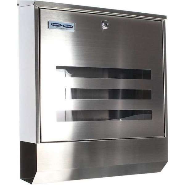 Rottner Brievenbus Jubilee 40 RVS - 40x35x12cm Rottner Brievenbus Jubilee 40 RVS - 40x35x12cm