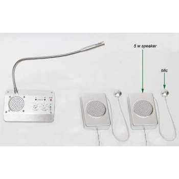 LOKET-INTERCOM / BALIE-INTERCOM - 2x 5 Watt SPEAKERS - intercoms