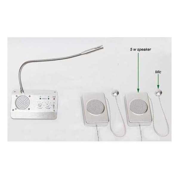LOKET-INTERCOM / BALIE-INTERCOM - 2x 5 Watt SPEAKERS - intercoms