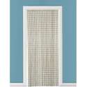 Vliegengordijn/deurgordijn PVC tube beige - 90 x 220 cm - Insectenwerende vliegengordijnen