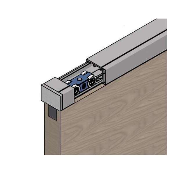 ROB schuifdeurset Cube met 2,0 m rail en softclose ROB schuifdeurset Cube met 2,0 m rail en softclose