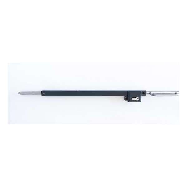 MAXI GRENDEL 800MM. AFSLUITBAAR ZWART MAXI GRENDEL 800MM. AFSLUITBAAR ZWART