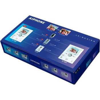 AIPHONE VIDEO KIT VIZOCAM 170°, MET INBOUWDEURPOST+ GEHEUGEN