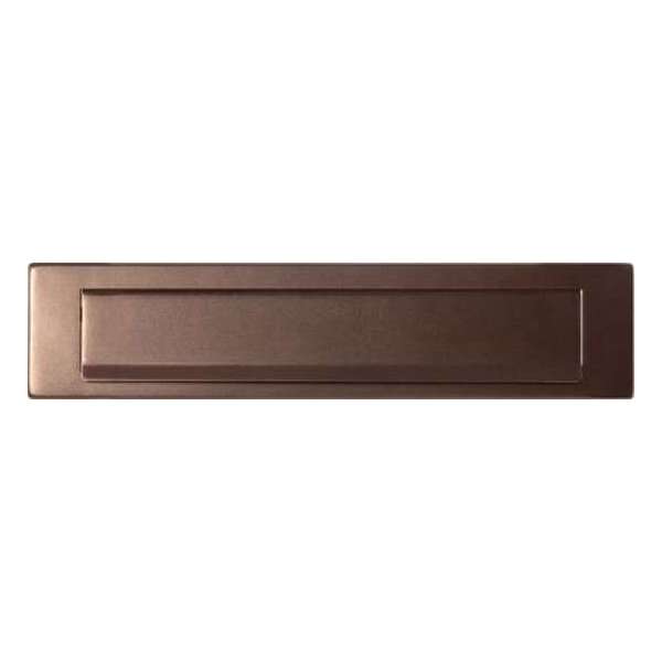Briefplaat rechthoekig Bronze blend 340x77 mm Briefplaat rechthoekig Bronze blend 340x77 mm