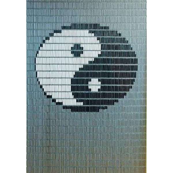 Hulzen vliegengordijn Yin Yang Hulzen vliegengordijn Yin Yang