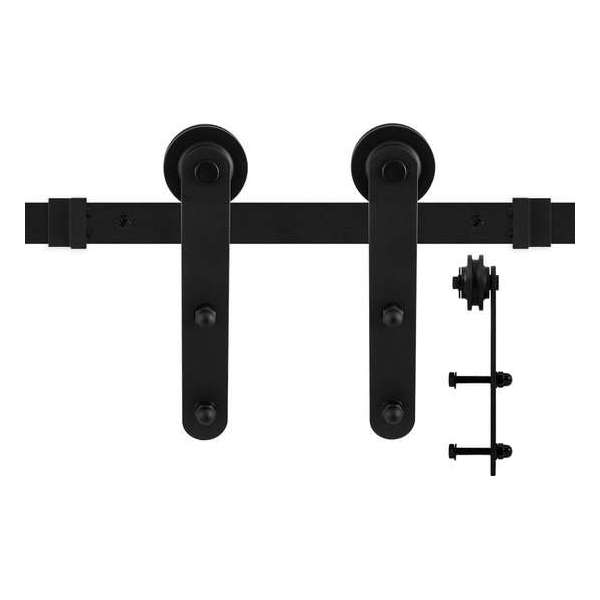 schuifdeursysteem Varsi zwart 183 cm schuifdeursysteem Varsi zwart 183 cm