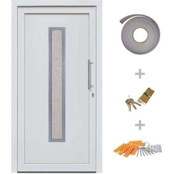 Voordeur 98x190 cm wit