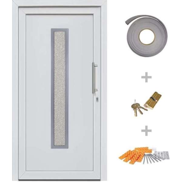 Voordeur 98x190 cm wit Voordeur 98x190 cm wit