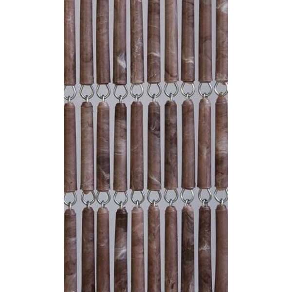 Vliegengordijnexpert Vliegengordijn - 90 x 210 cm - Bruine Hulzen Vliegengordijnexpert Vliegengordijn - 90 x 210 cm - Bruine Hulzen