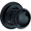 Voordeurknop Paddestoel 70mm mat zwart