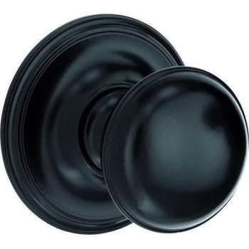 Voordeurknop Paddestoel 70mm mat zwart