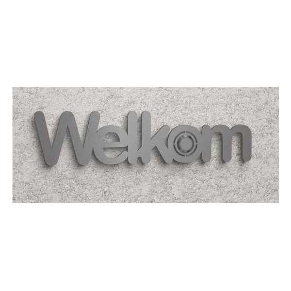 RVS deurbel " Welkom' RVS deurbel " Welkom'
