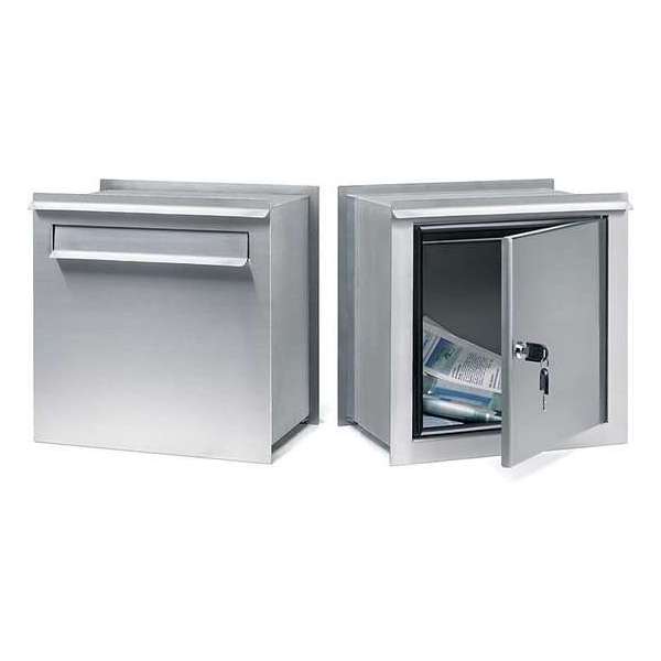 Inbouwbrievenbus Bobi Bobinox X400 RVS Compleet Inbouwbrievenbus Bobi Bobinox X400 RVS Compleet