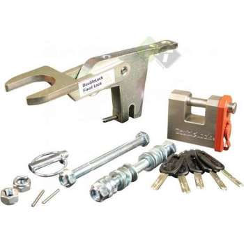 Aanhangerslot, Caravan sloten, Fixed Lock A60 SCM, 2x Verticaal M12