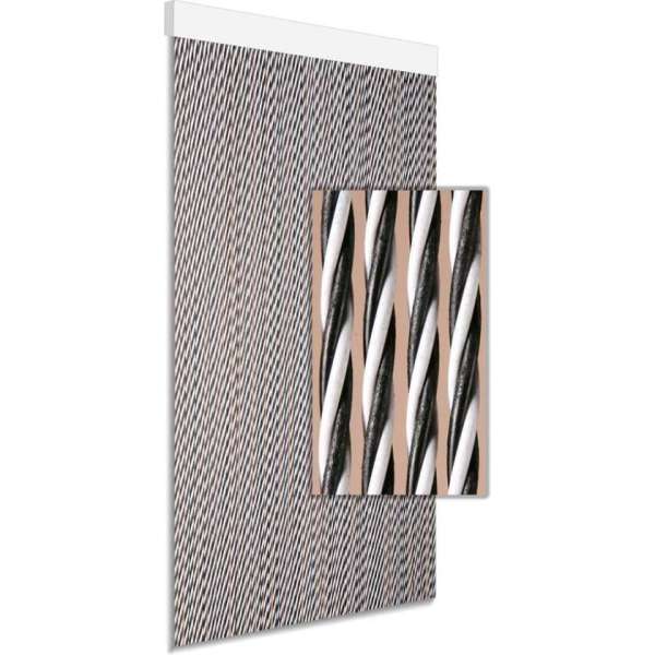 DEGOR Dara - Vliegengordijn/deurgordijn - 90x210 cm - Zwart DEGOR Dara - Vliegengordijn/deurgordijn - 90x210 cm - Zwart