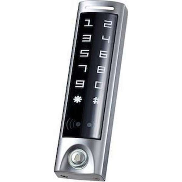 YLI YK-1068A stand alone toegangscontrole touch keypad, RFID kaartlezer, verlichting en deurbel geschikt voor buiten YLI YK-1068A stand alone toegangscontrole touch keypad, RFID kaartlezer, verlichting en deurbel geschikt voor buiten