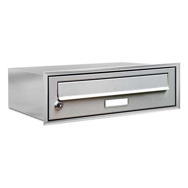 Brievenbus 1 adres met rand (inbouw)