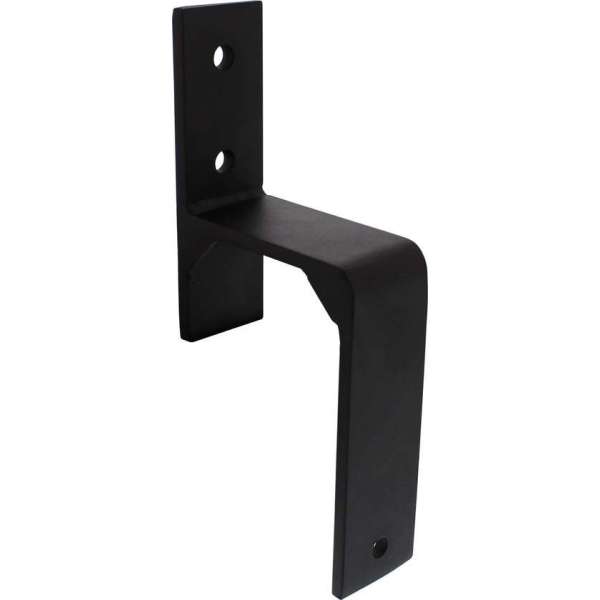 Intersteel Set van 5 wandsteunen voor dubbele schuifdeuren mat zwart Intersteel Set van 5 wandsteunen voor dubbele schuifdeuren mat zwart