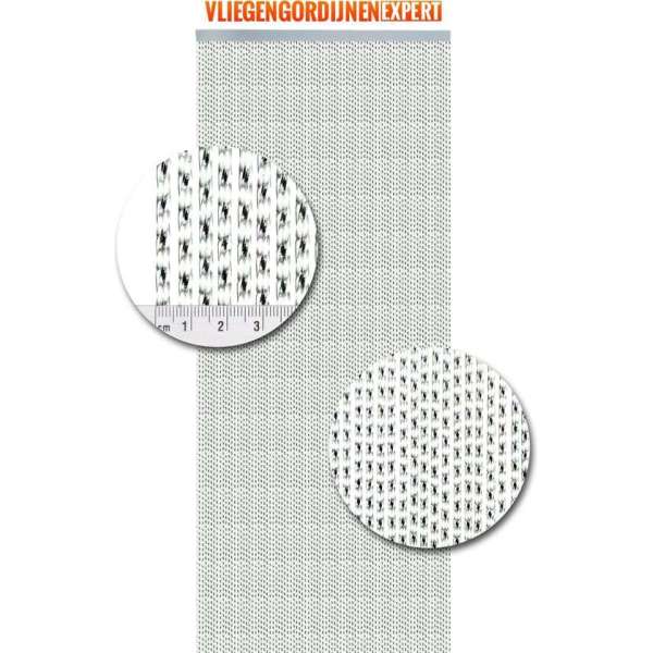 Vliegengordijnenexpert Lucca - Vliegengordijn - 100x240 cm - Transparant met Zwart Vliegengordijnenexpert Lucca - Vliegengordijn - 100x240 cm - Transparant met Zwart